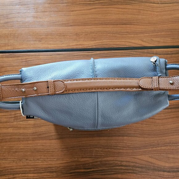The Sak Blue and Brown Hobo Bag - Picture 9 of 11